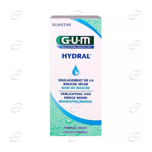 GUM Hydral Овлажняваща вода за уста