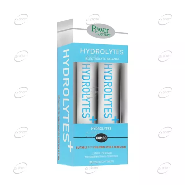 ХИДРОЛИТИ стевия + ХИДРОЛИТИ стевия ефервесцентни таблетки Power of Nature