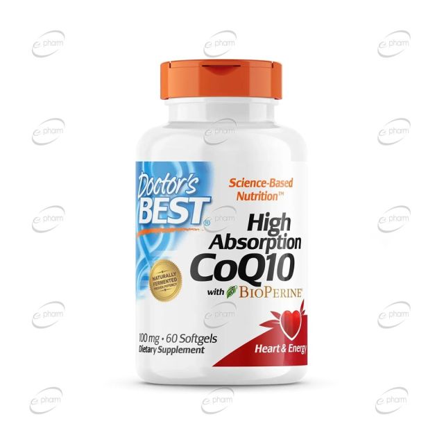 CoQ10 100 mg дражета Doctor's Best