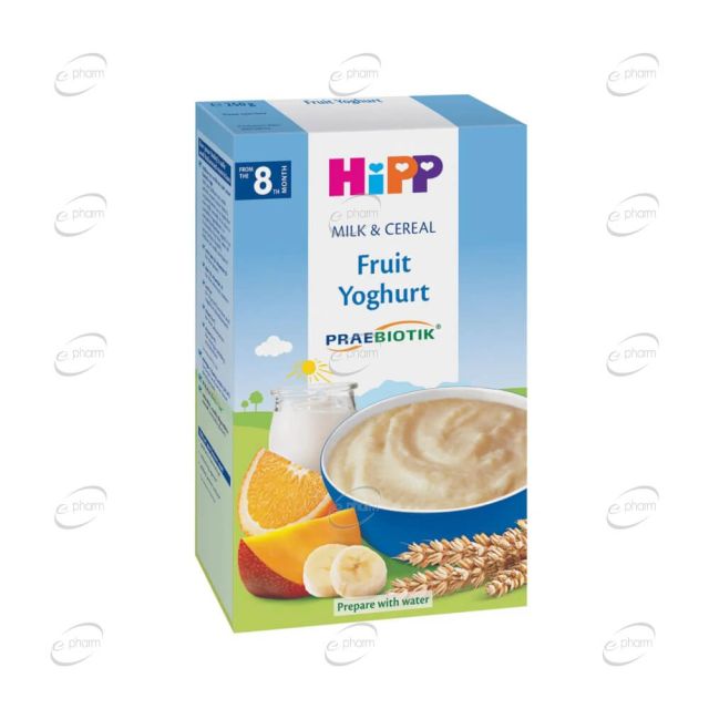 HIPP каша с плодове и йогурт