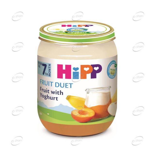 HIPP Пюре йогурт с плодове 7+ месеца