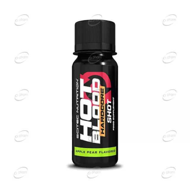 HOT BLOOD HARDCORE шот SCITEC NUTRITION