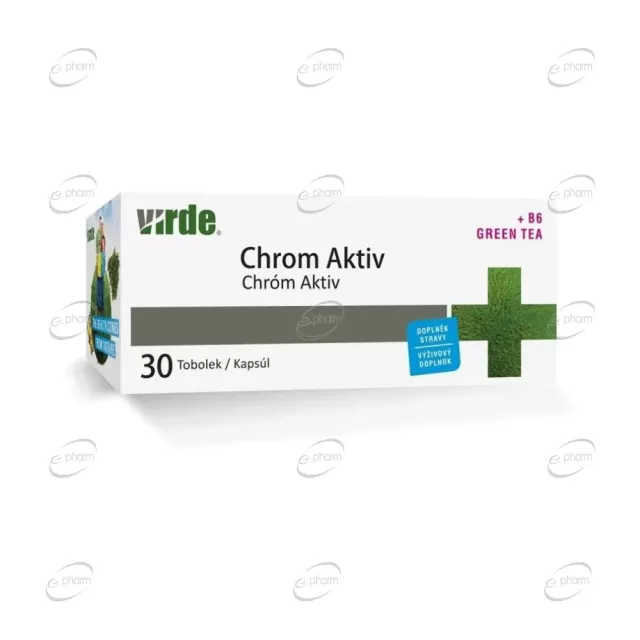 ХРОМ + ЗЕЛЕН ЧАЙ + ЦИНК капсули Virde