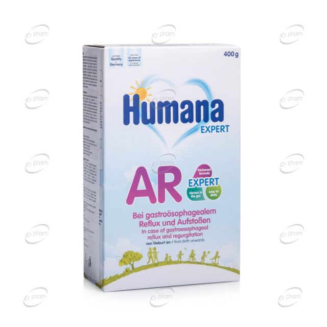 Humana AR Expert Диетична храна за кърмачета с гастроезофагеален рефлукс и регургитация