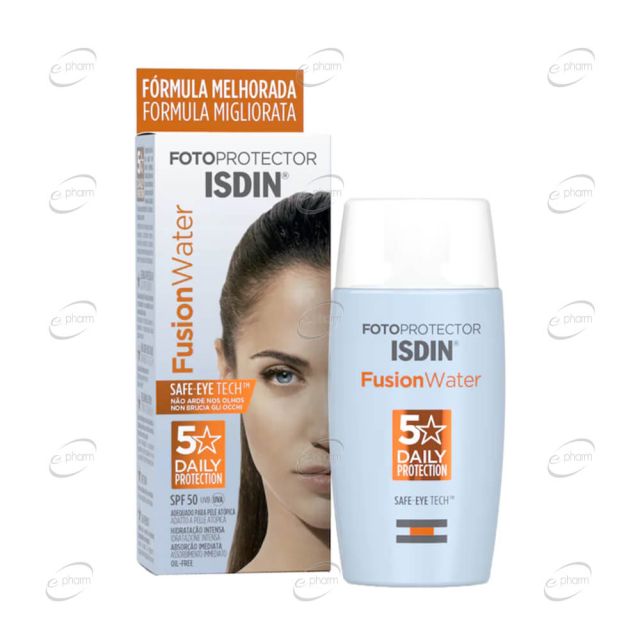 ISDIN FOTOPROTECTOR FUSION WATER MAGIC Слънцезащитен флуид за лице SPF 50