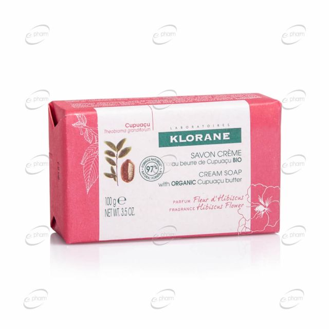 KLORANE Крем-сапун с цвят от хибискус