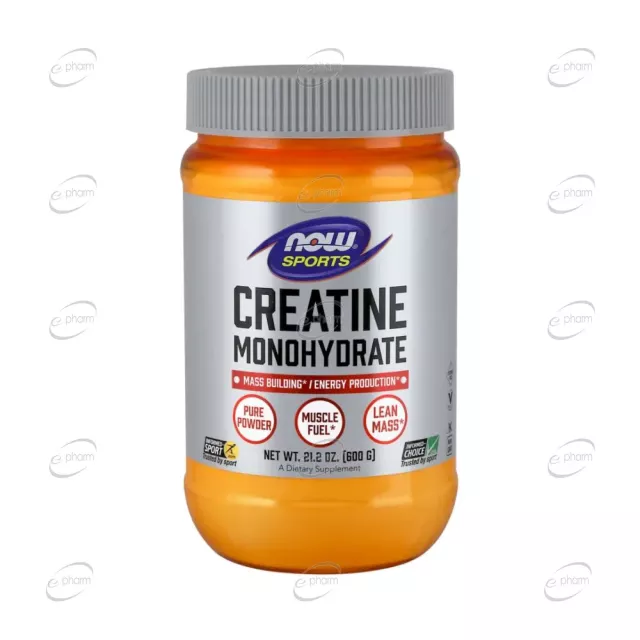 КРЕАТИН МОНОХИДРАТ пудра Now Foods