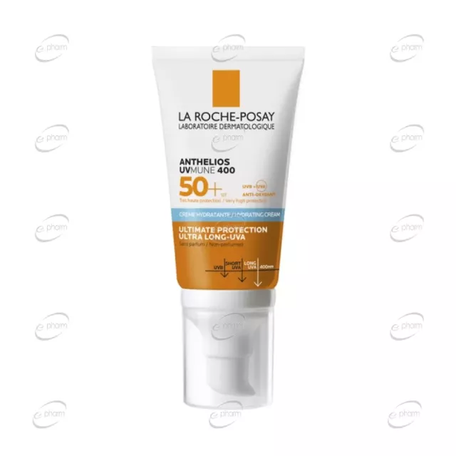 LA ROCHE POSAY ANTHELIOS UVmune Хидратиращ крем за лице SPF 50+ - без аромат
