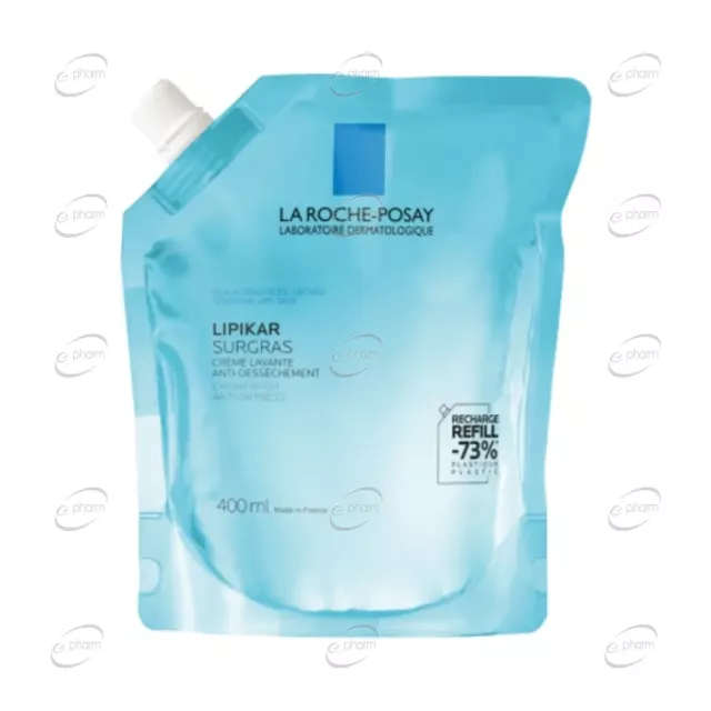 LA ROCHE POSAY LIPIKAR SURGRAS Refill Обогатен Почистващ лосион