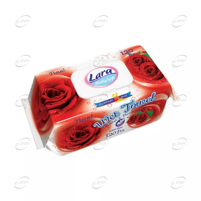 Lara Мокри кърпи с роза