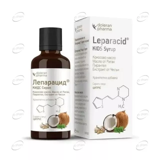ЛЕПАРАЦИД сироп за деца  Doleran Pharma