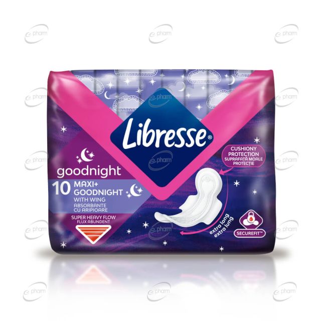 LIBRESSE Comfort and Security Maxi goodnight+ Дамски превръзки