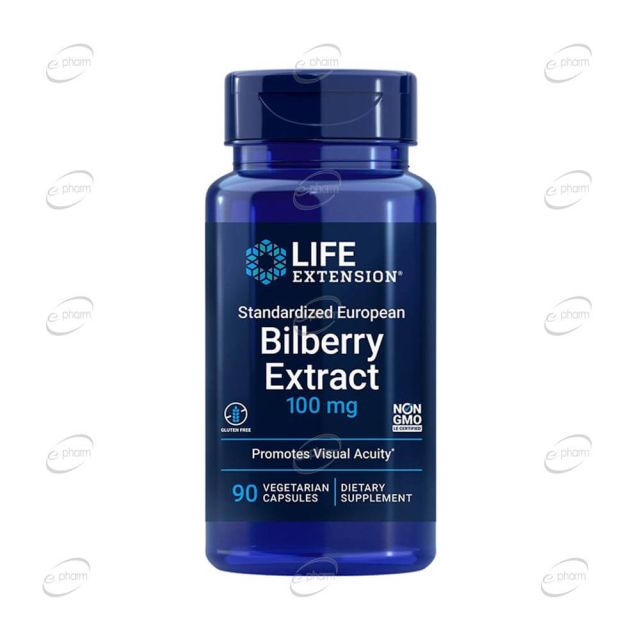 BILBERRY EXTRACT 100 mg капсули Life Extension