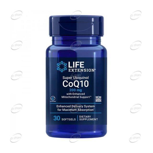 CoQ10 200 mg дражета Life Extension