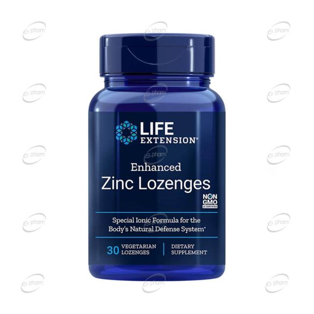 ENHANCED ZINC LOZENGES таблетки за смучене Life Extension