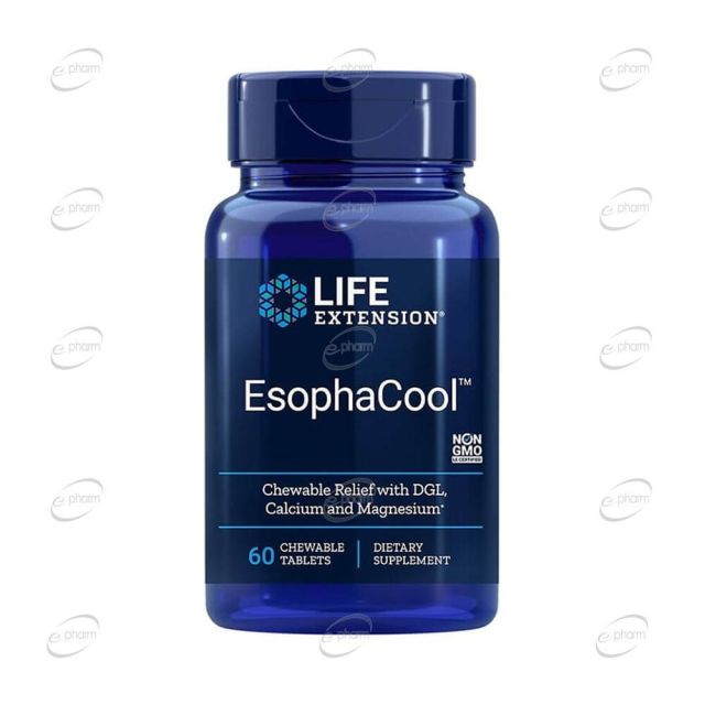 EsophaCool дъвчащи таблетки Life Extension