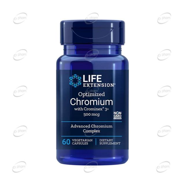 OPTIMIZED CHROMIUM + CROMINEX 3+ капсули Life Extension