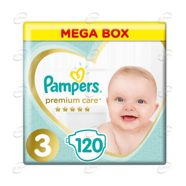 Pampers Premium Care №3 х 120 броя (MB)