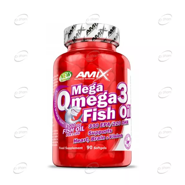Mega Omega 3 капсули AMIX