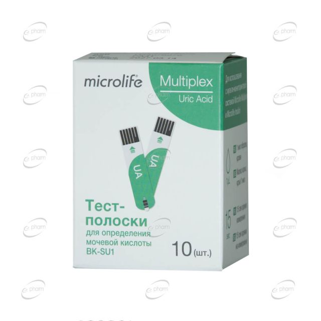 Microlife Multiplex тест ленти за пикочна киселина