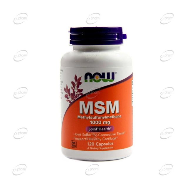MSM 1000 mg капсули Now Foods