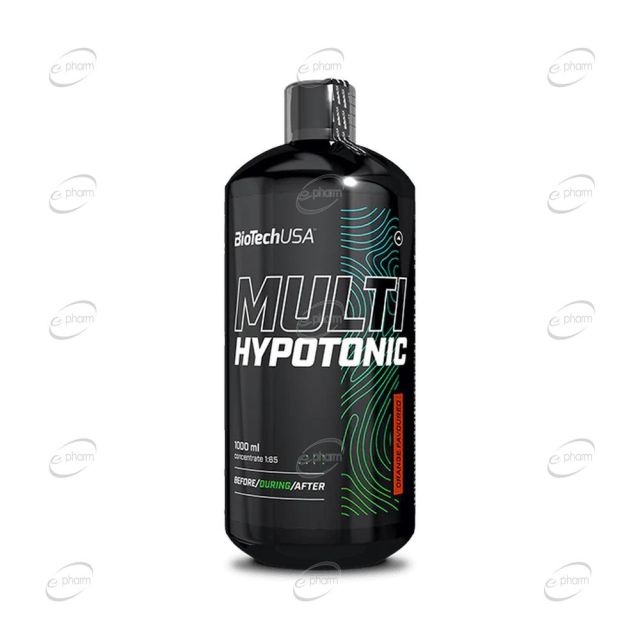 MULTI HYPOTONIC DRINK течен BIOTECH USA-1000 мл(Портокал)