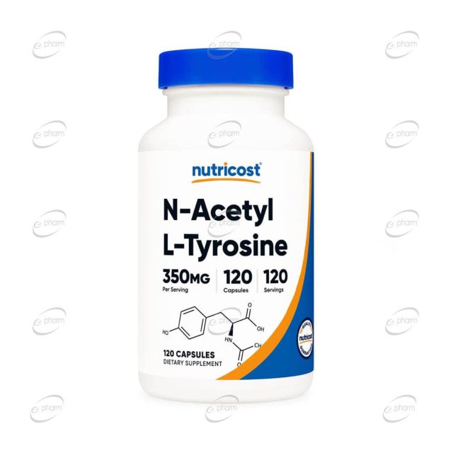 Н-АЦЕТИЛ + Л-ТИРОЗИН капсули Nutricost