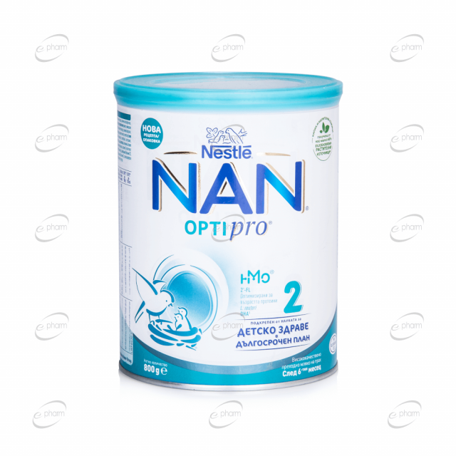 NAN 2 Optipro Адаптирано мляко 6-12 месеца