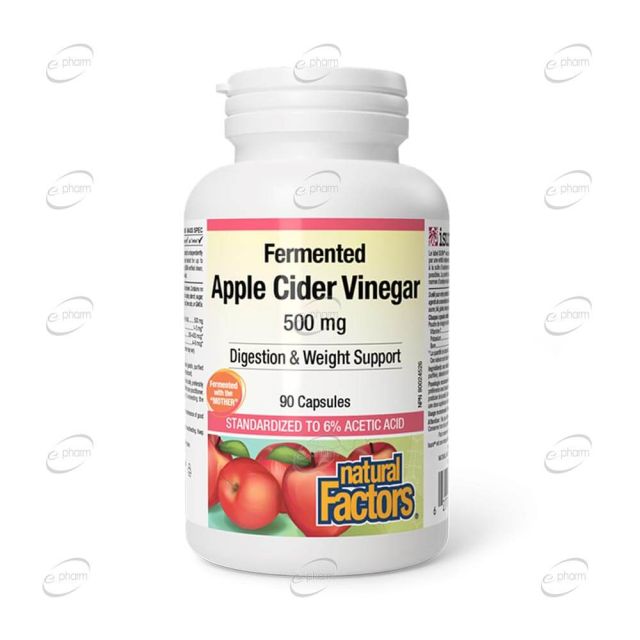 Apple Cider Vinegar капсули Natural Factors-90 капсули