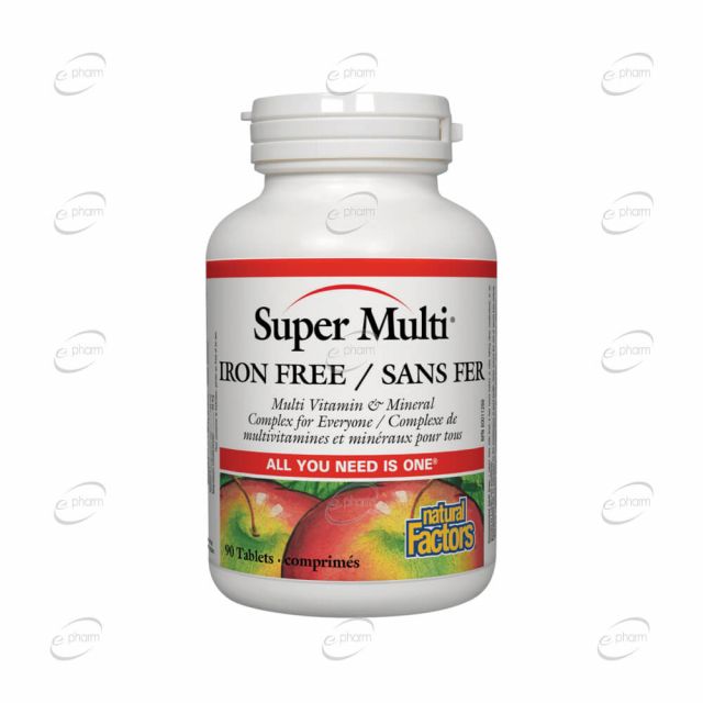 SUPER MULTI таблетки Natural Factors