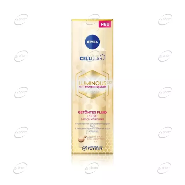NIVEA Cellular Luminous Коригиращ цветен флуид SPF 20