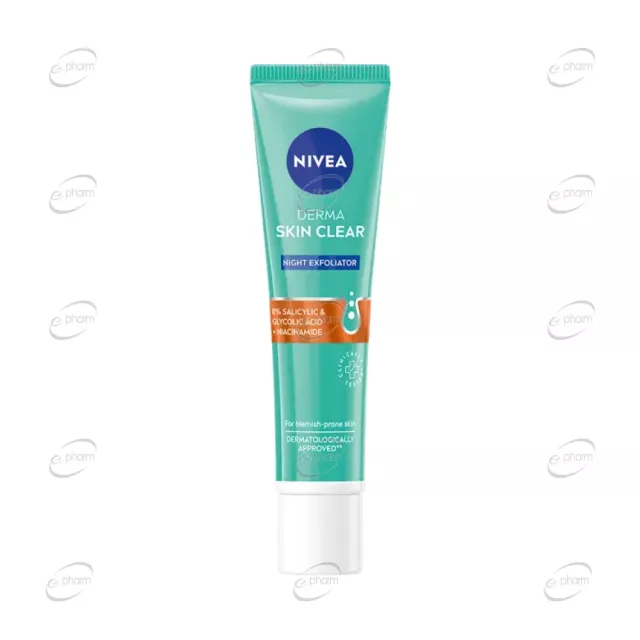 NIVEA Derma Skin Clear Нощен ексфолиант