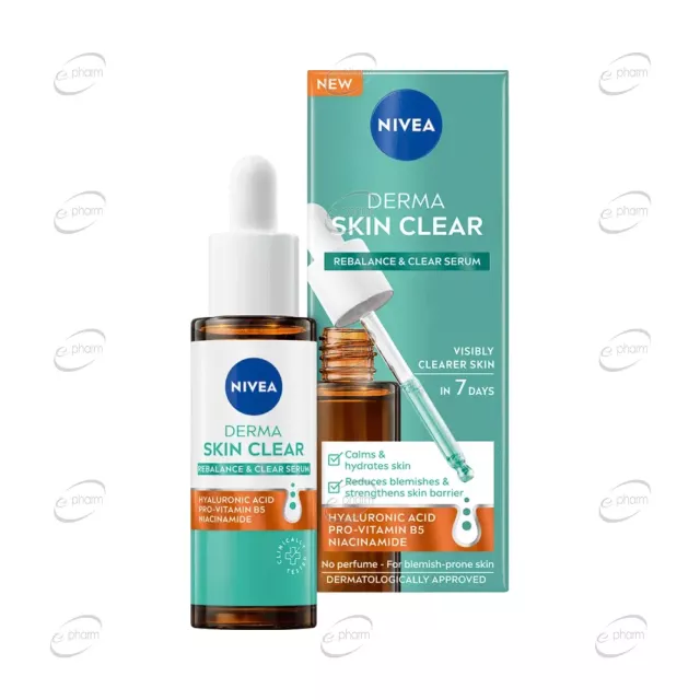 NIVEA Derma Skin Clear Серум за кожа с несъвършенства