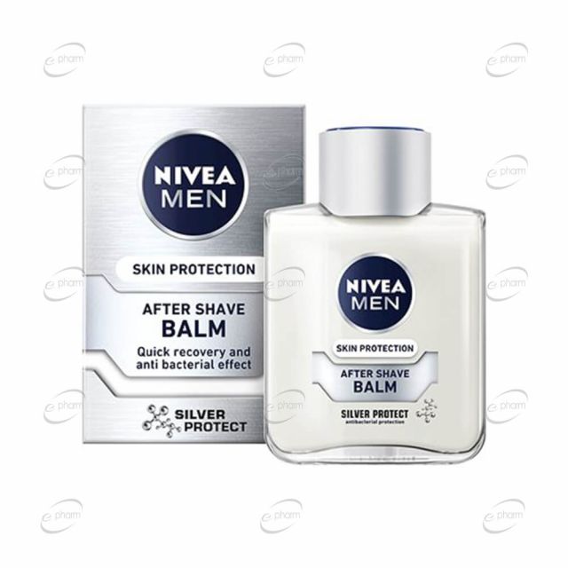 NIVEA MEN SILVER PROTECT антибактериален балсам за след бръснене