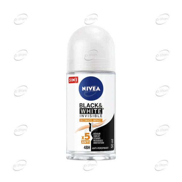 NIVEA BLACK and WHITE INVISIBLE Ultimate Impact рол-он