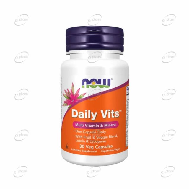 DAILY VITS MULTI капсули Now Foods