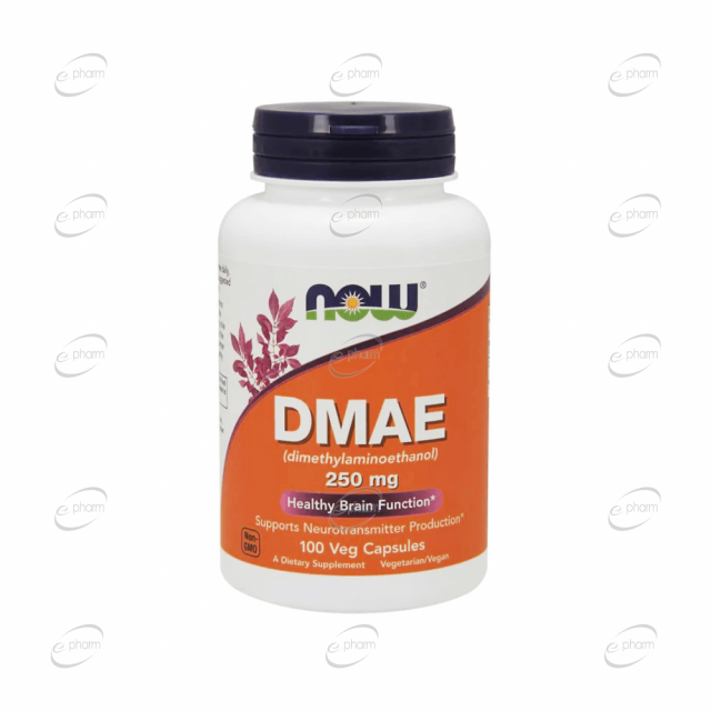 DMAE 250 mg капсули Now Foods