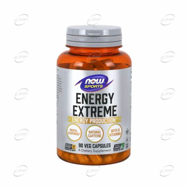 SPORTS ENERGY EXTREME капсули Now Foods