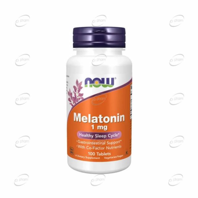 МЕЛАТОНИН 1 mg таблетки Now Foods