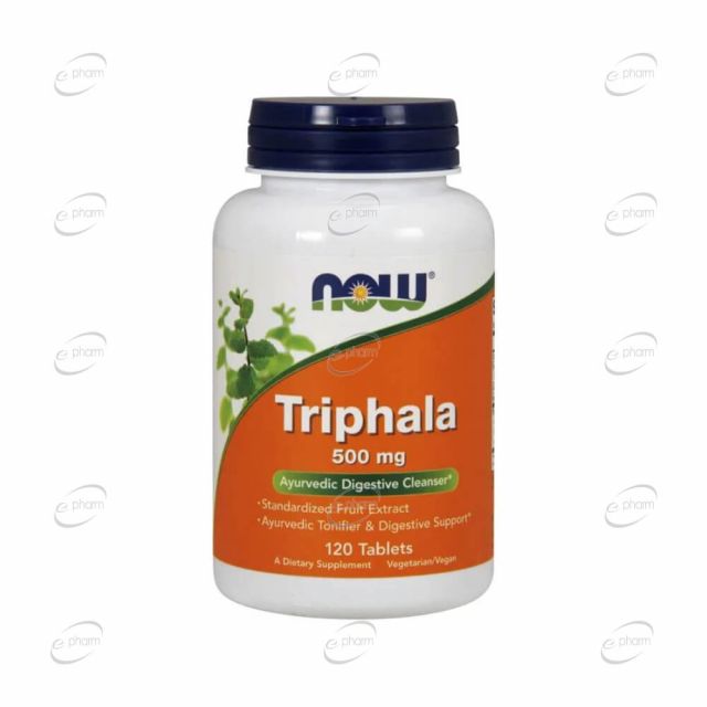 TRIPHALA 500 mg таблетки Now Foods
