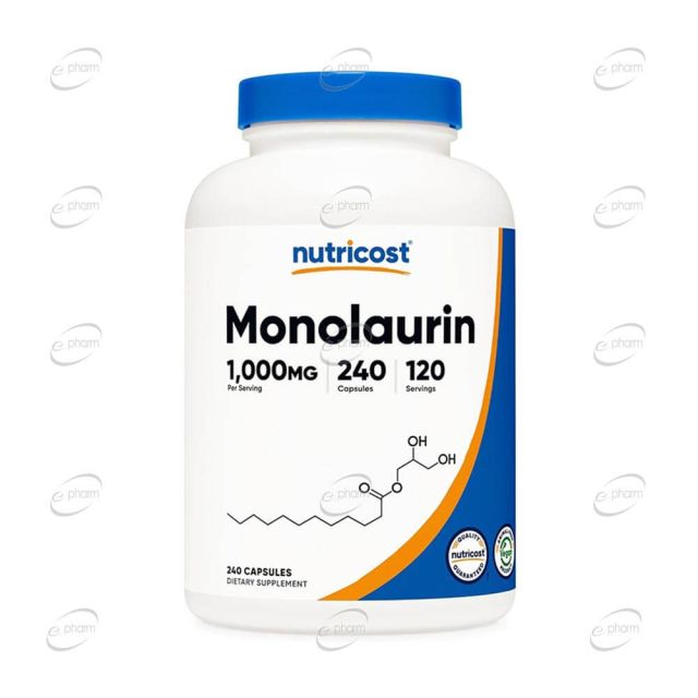 МОНОЛАУРИН капсули Nutricost
