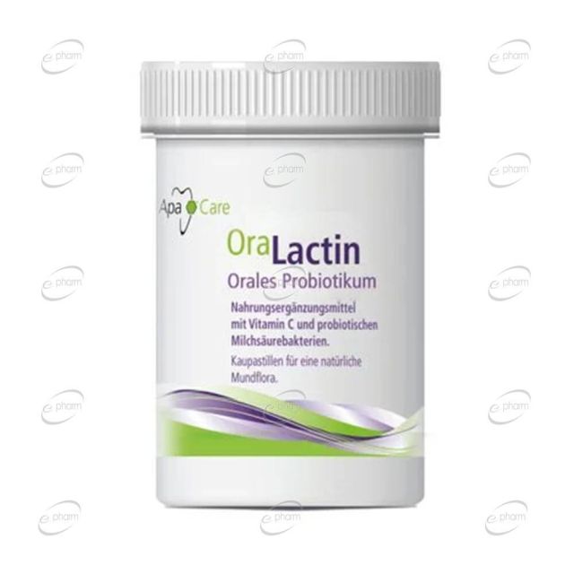 ApaCare Oralactin Орален пробиотик с витамин C таблетки