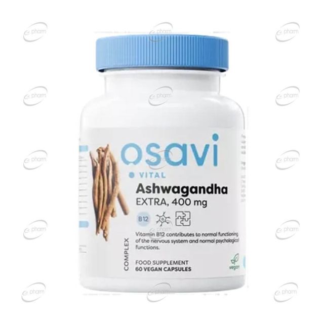 Ashwagandha Extra 400 mg капсули OSAVI