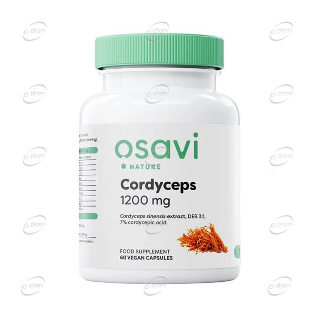 Cordyceps 1200 mg капсули OSAVI