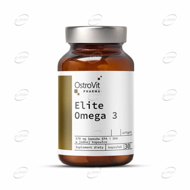 ELITE OMEGA 3 1000 mg + VITAMIN E дражета Ostrovit
