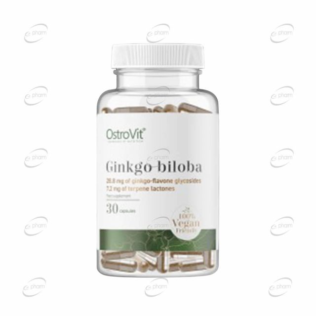 GINKO BILOBA 120 mg/VEGE капсули Ostrovit