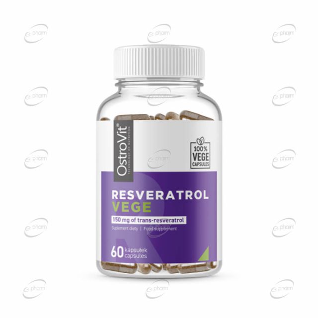 RESVERATROL VEGE 150 mg капсули Ostrovit