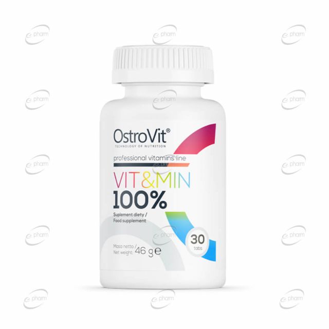 VIT&MIN 100% таблетки Ostrovit