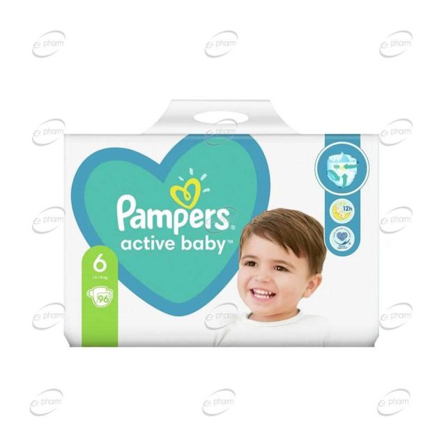 Pampers Active baby пелени №6 х 96 броя (MB)