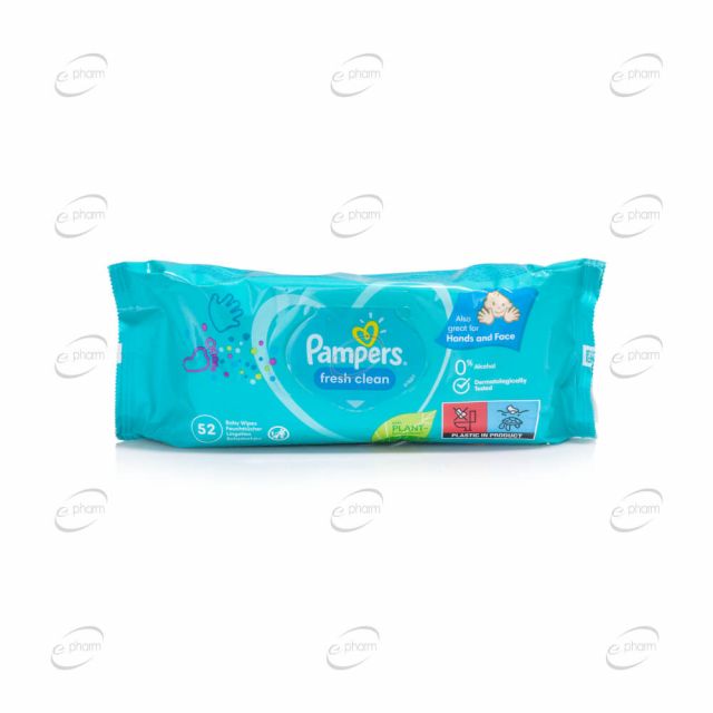 Pampers Fresh clean мокри кърпички